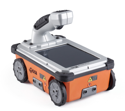 GSSI StructureScan Mini XT, scanner radar portatif pour l’analyse du béton, détection d’armatures, câbles et conduits.