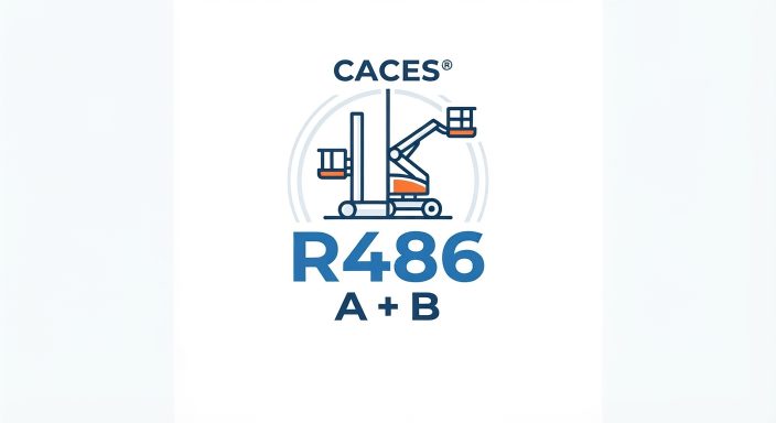 CACES R486 Catégories A et B pour nacelles élévatrices PEMP